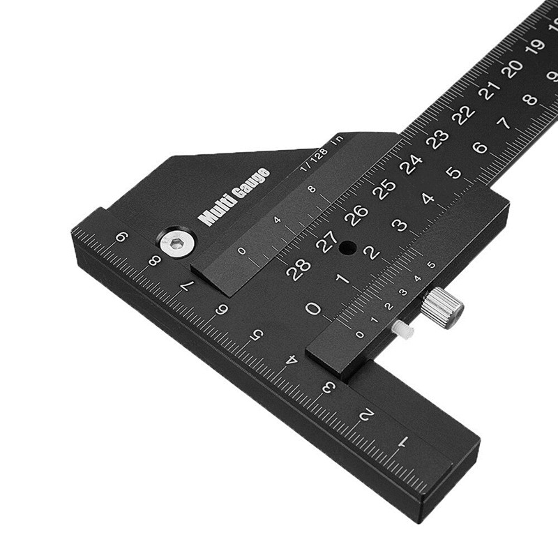 Calibrador multifunción para carpintería de acero al aluminio, regla de marcado, regla de encuadre, herramienta para herramientas de carpintería