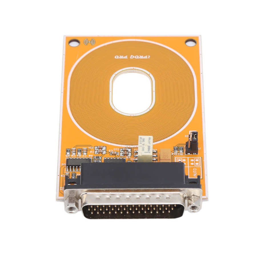Yellow RFID Adapter Metal Emitter with Read Write Protection Function for IPROG Programmer RFID Emitter