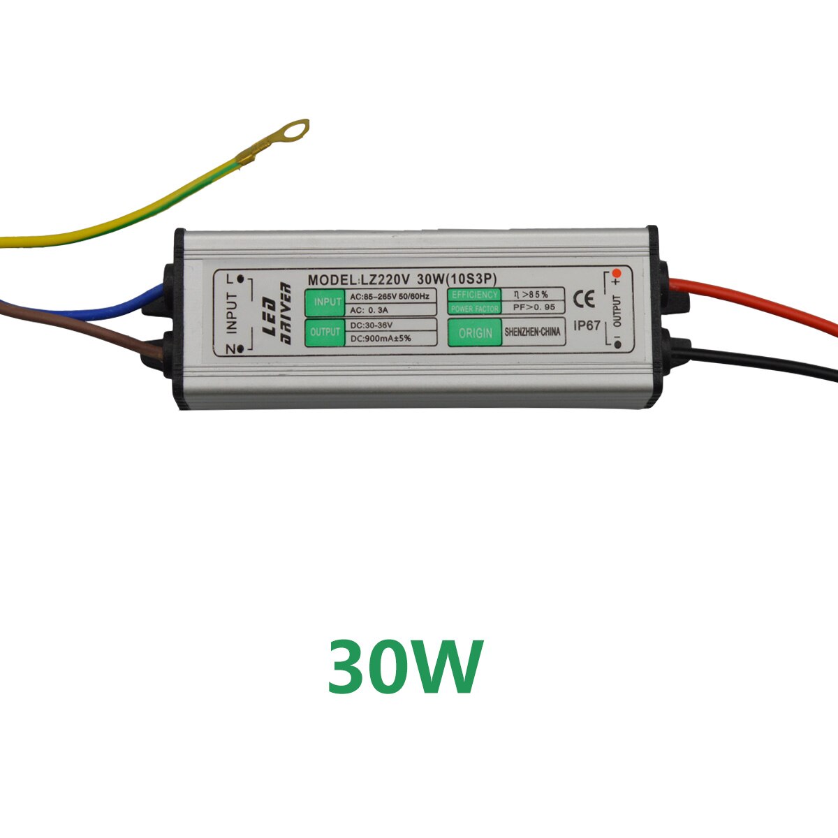 Led Driver 10 W-100 W Led Driver 300ma AC100V-265V Om DC20-38V Schakelaar Voeding Led Driver Adapter Transformator p67 Voor Overstroming