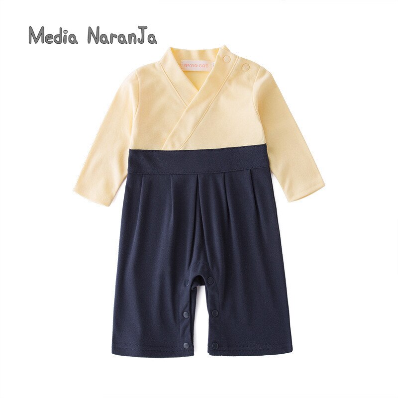 Bébé garçon springfall à manches longues infantile enfant en bas âge bleu fleur impression vêtements d'extérieur + barboteuse kimono costume style japonais vêtements