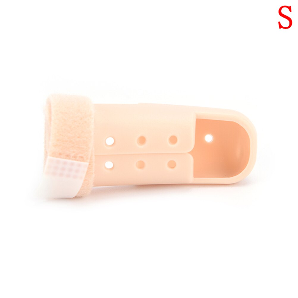 Plastic Finger Support Brace Mallet DIP Splint Joint Fracture Pain Protection: N0