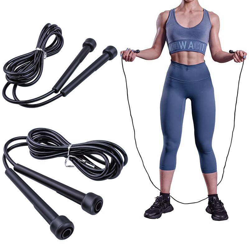 Fitness Jump Rope Adjustable Jump Ropes Skipping Rope Speed Jumping Rope Lightweight for Burning Exercises MMA Training Boxing
