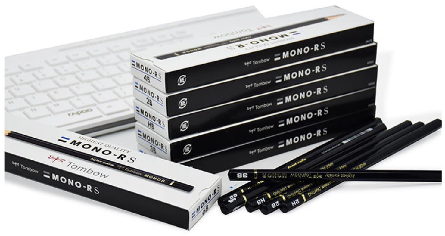 TUNACOCO 12pcs/lot 2B/HB/2H/H/4B/6B/B TOMBOW wooden lead pencil Japanese stationery pencil for school office supplies bb1710142