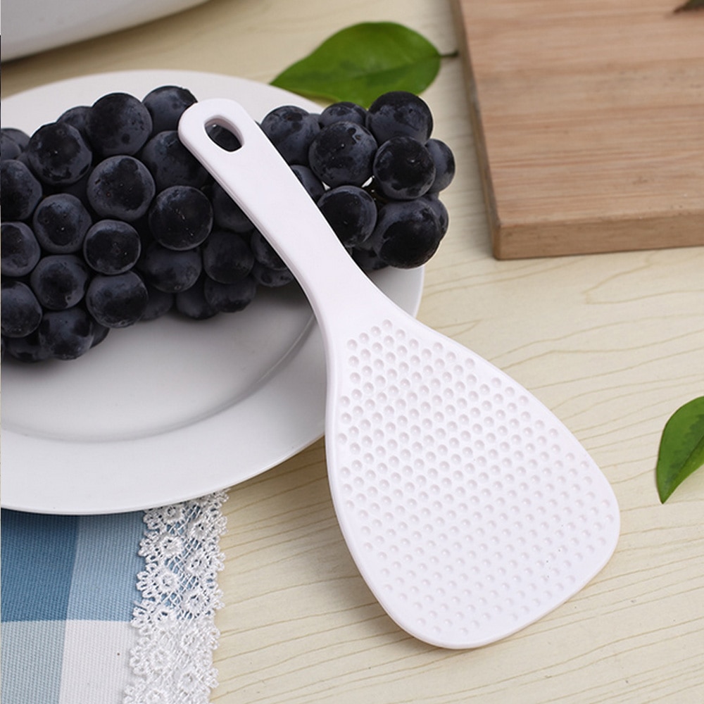 2pcs Rice 2pcs/set White Rice Paddle Non Stick Plastic Rice ... – Grandado