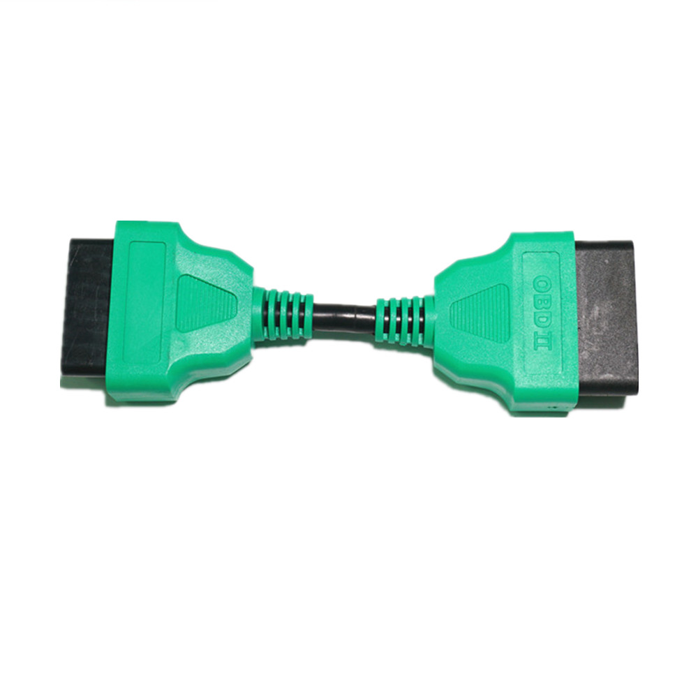 Obd2 Verlengkabel Auto Obd2 16Pin Man-vrouw Plug Verlengsnoer Gele Kabel Verlengen Obd2 Diagnostische Interface Adapter: orange