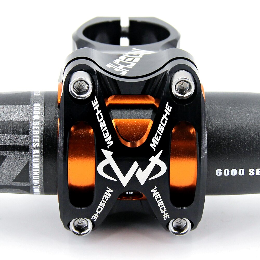 MEISCHE MTB mostek rowerowy 0 stopni 31.8/35mm aluminium macierzystych MTB Góra mostek rowerowy 50mm krótki kierownica macierzystych dla 28.6mm widelec rowerowy