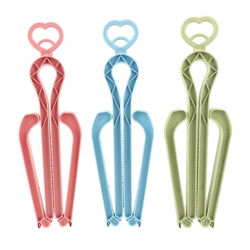 Bottes en plastique PP de pour femmes et hommes, extenseur de chaussures légères, évite le pliage, bottes hautes à Clip, forme d'amour