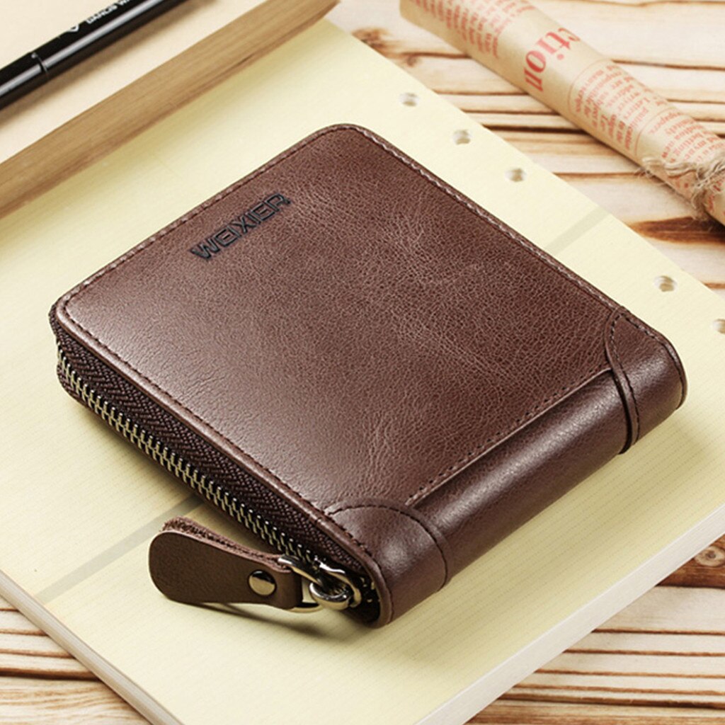 Zipper Multi-card Position Men's Clutch Bag, Men's Retro Tower Buckle Short Wallet, Outdoor Piece Of Change Portable Wallet#g30