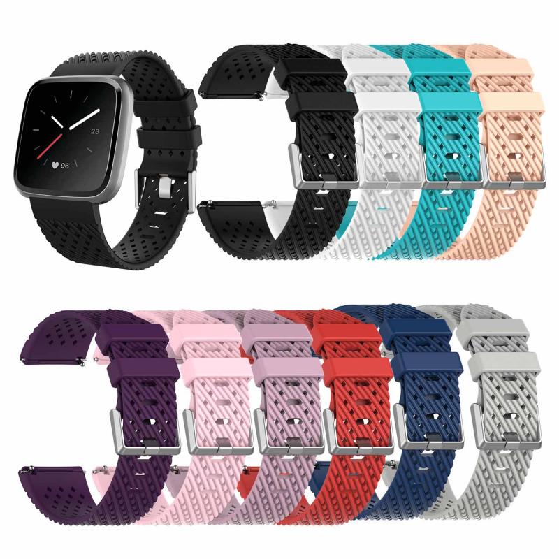 Watch Strap Breathable Rubber Strap Versa Sports Wristband Large Size For Fitbit Versa Lite Smart Accessories