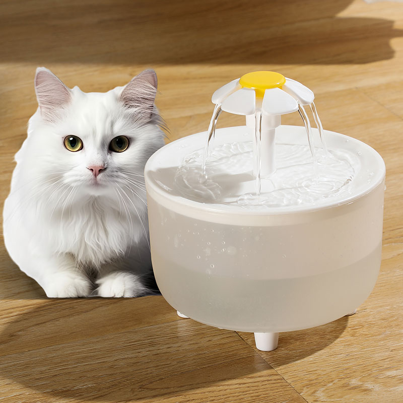 Fuente de agua silenciosa eléctrica USB de 1L para mascotas, tazón de bebida automático para gatos, filtro, dispensador de bebidas para mascotas, bebedero para gatos, filtro de agua: Negro