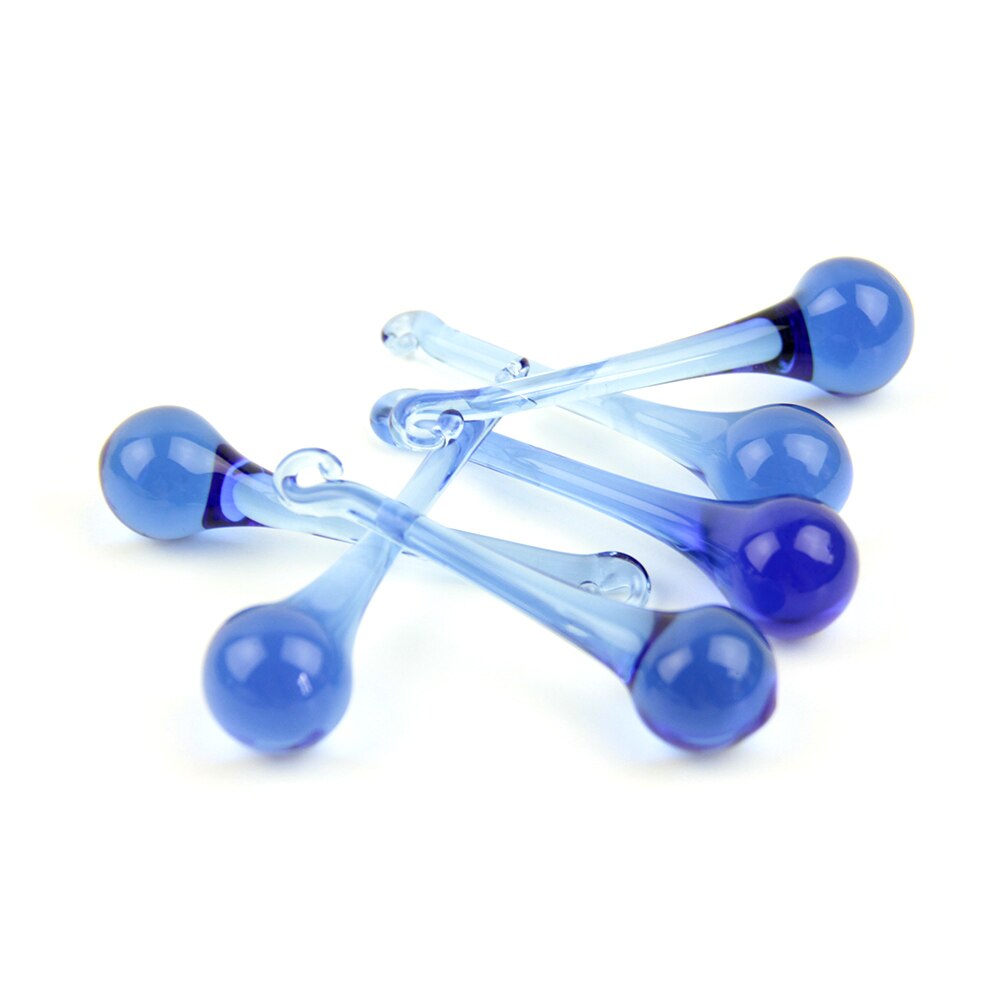 10Pcs Multicolor Regendruppels Kristallen Kroonluchter Onderdelen 20*80Mm Lamp Glas Opknoping Hangers Kralen Gordijn Accessoires