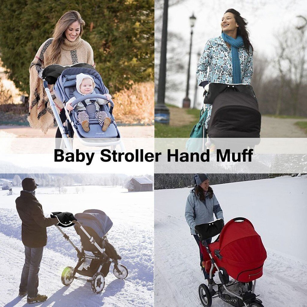 Barnvagn muff handvärmare vattentät barnvagn handmuff vinter värmedyna värmande produkt