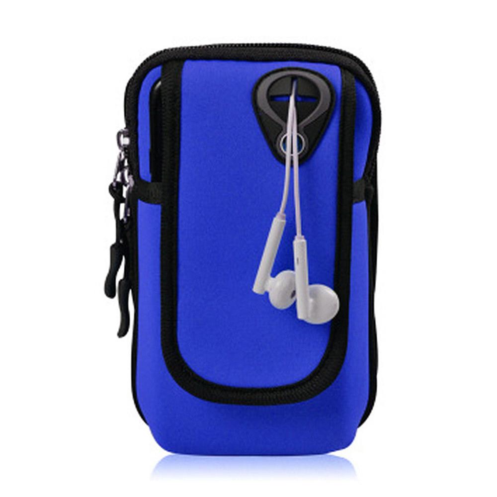 Universelle armbandtasche mit reißverschluss, sport-laufarmband-hülle für smartphones (iphone, android, samsung) bis 6 zoll