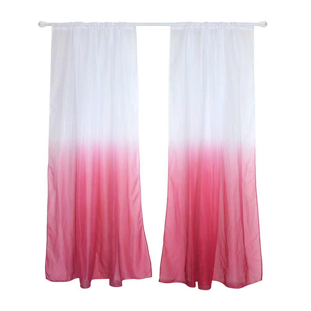 ! moderne gradiëntkleur raam tule gordijn transparante gordijn valance slaapkamer decoratie huistextiel