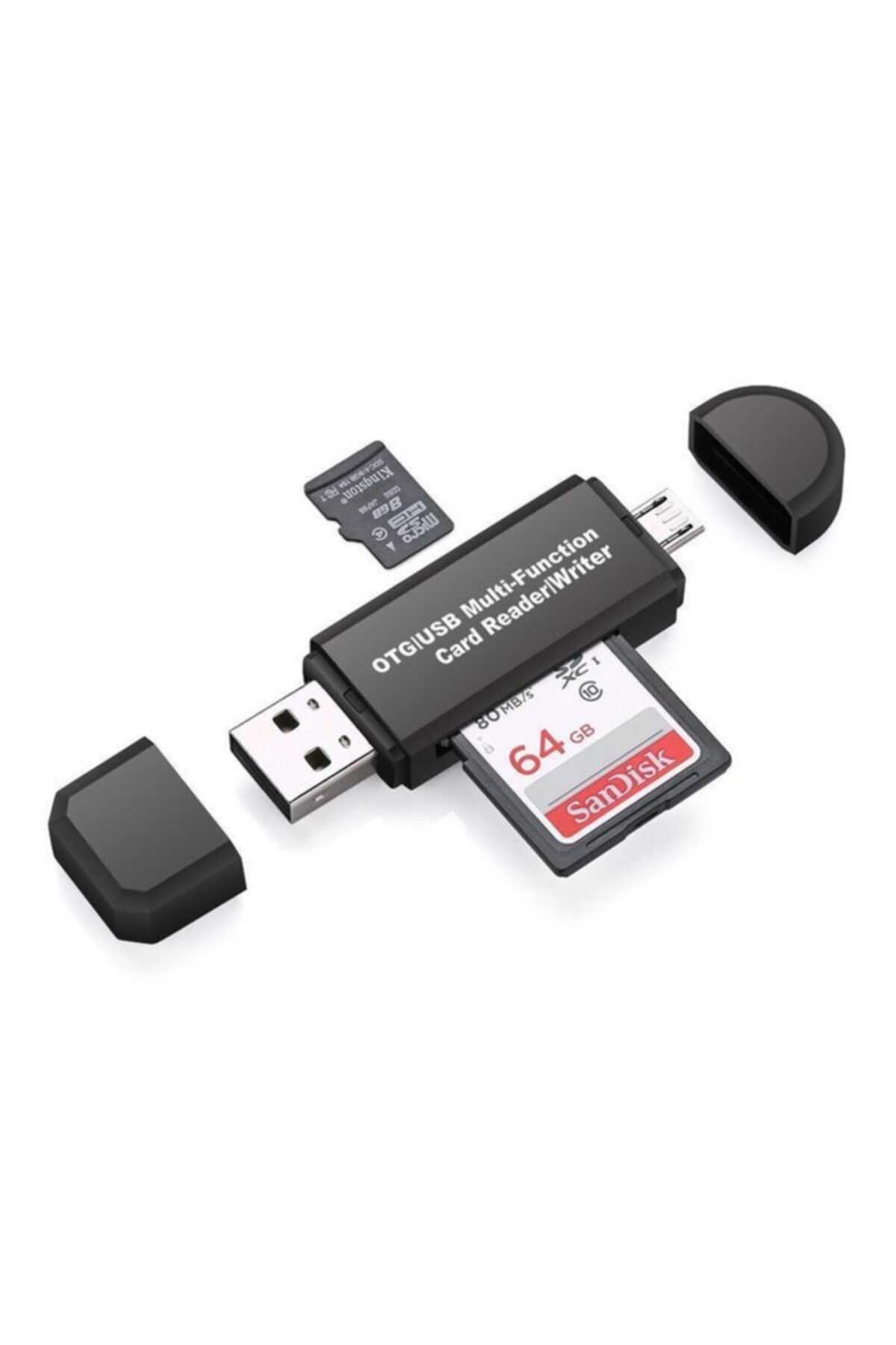 Micro Usb Phone Adapter Micro Sd/sd Card/usb Reader Converter