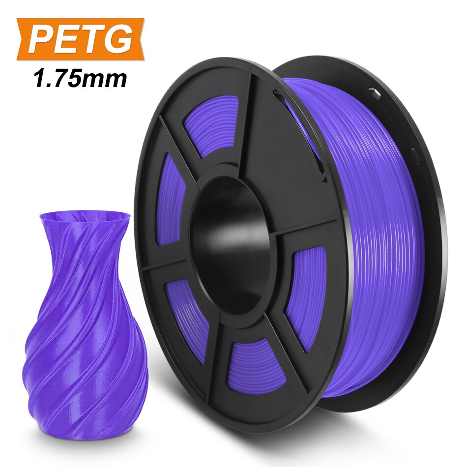 SUNLU PETG 3D Printer Filament materials printer filament1.75mm 1kg 2.2lbs Spool PETG Printing Material: PETG Purple