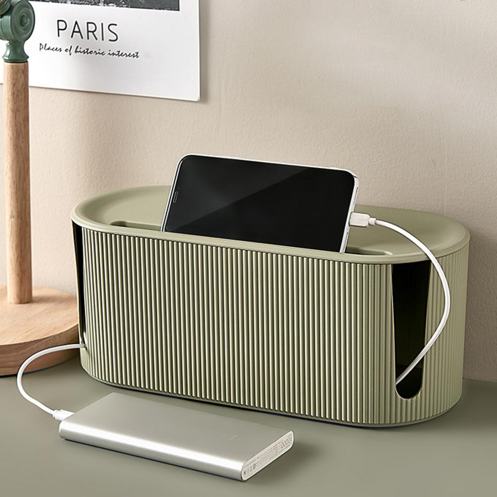 Water-Proof Kabel Management Doos Effectieve Warmteafvoer Pp Ruimte Besparen Power Cord Organizer Voor Kantoor