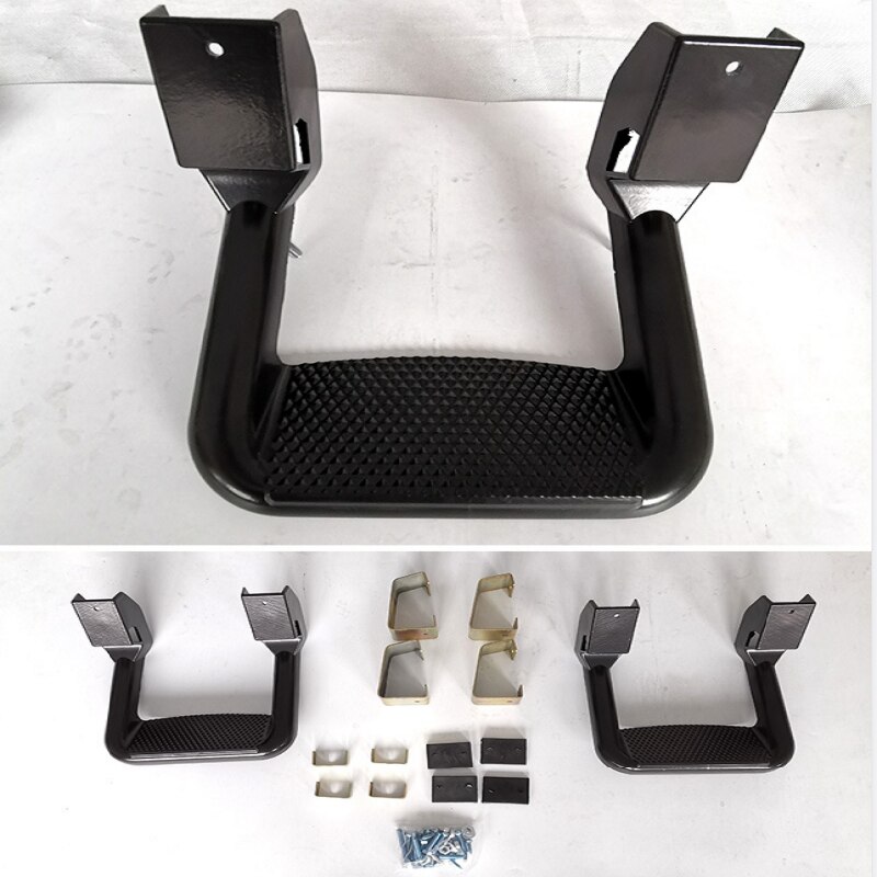 2Pcs/Set SUV Truck Side Steps Bar Anti-Slip Aluminum Pickup Powder-Coated Stirrup Boards for FORD/CHEVY/GMC/DODGE