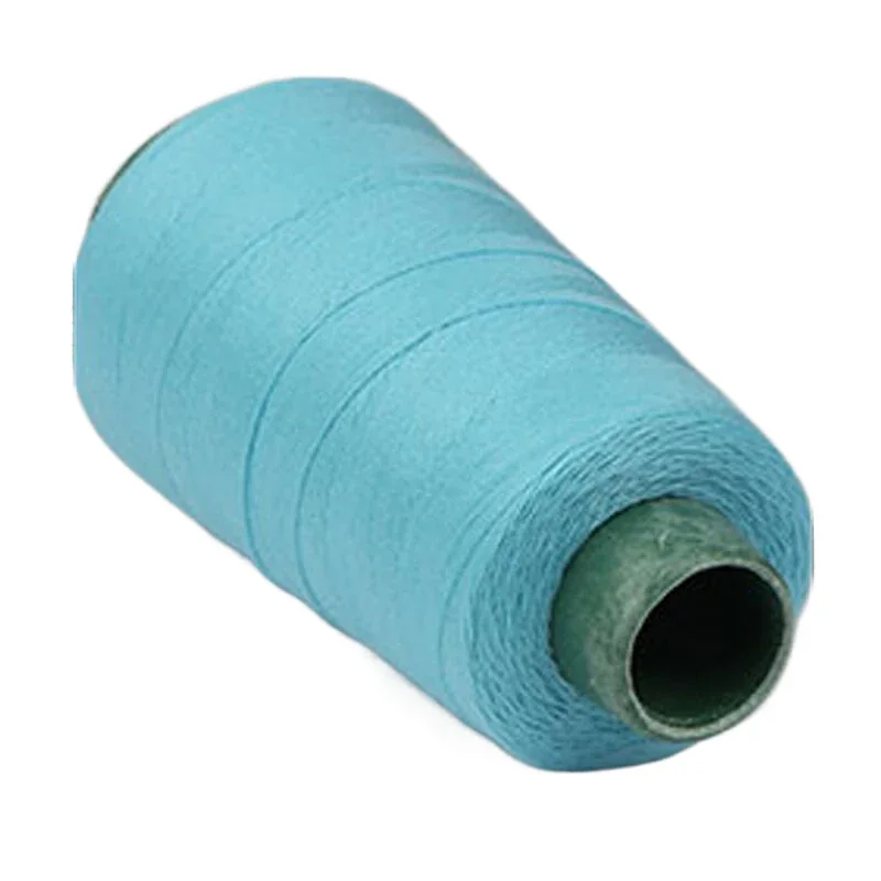 Hilo de coser para pantalones vaqueros, 1300 yardas, 20S/3, 3 hebras, máquina overlocking, cordones gruesos de poliéster, manualidades DIY, líneas de mezclilla, hilo de bordar: Azul cielo