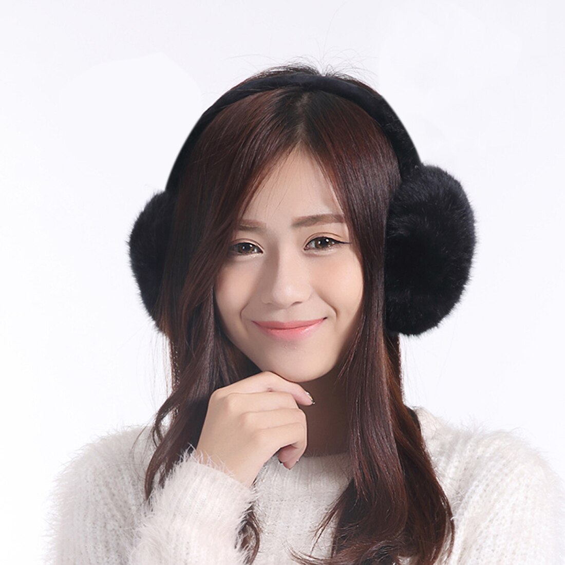 Winter Earmuffs Warmth Plush Warm Ears Ear Muff Men's and Women's Outdoor Ear Bag Imitation Rabbit Hair Cute Ear Muffs