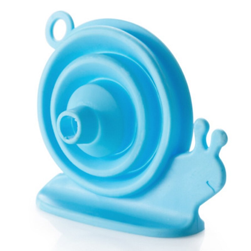 Huishoudelijke Opvouwbare Telescopische Mini Slak Kleine Trechter Plastic Effen Kleur Vloeistof Hopper Fles Trechter Keuken Tools & Gadgets: 2