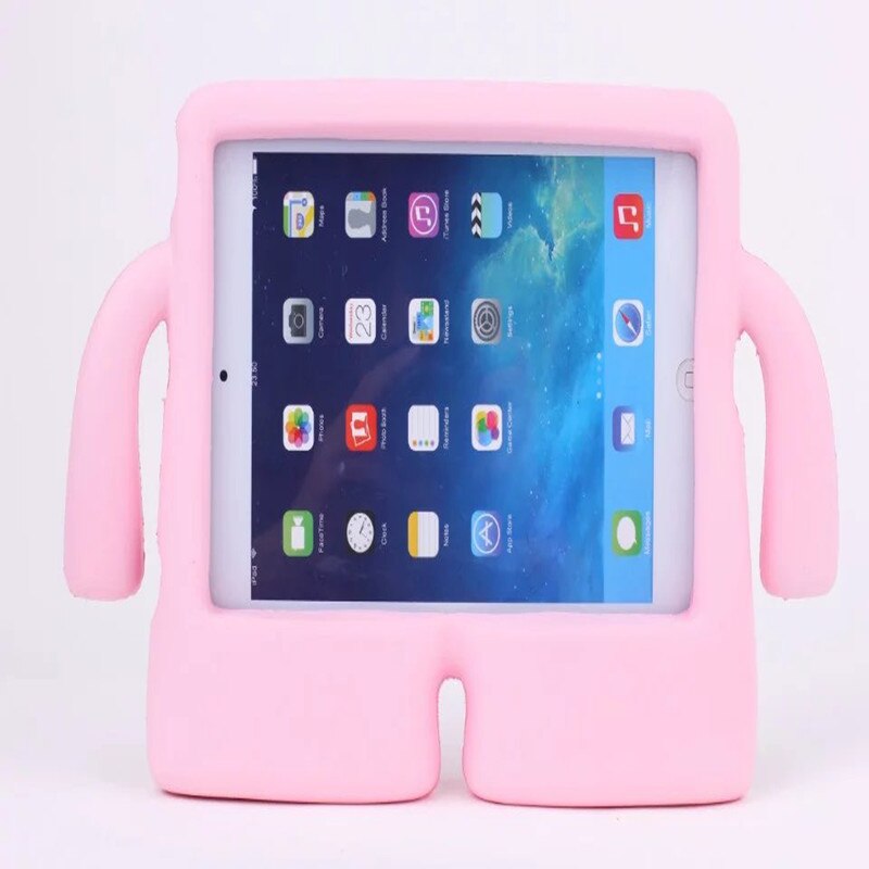 Leuke cartoon eva-hoes voor apple ipad 7.9 inch, veilig voor kinderen, siliconen beschermhoes voor ipad mini 2 , 3 , 4 mini 3: Roze