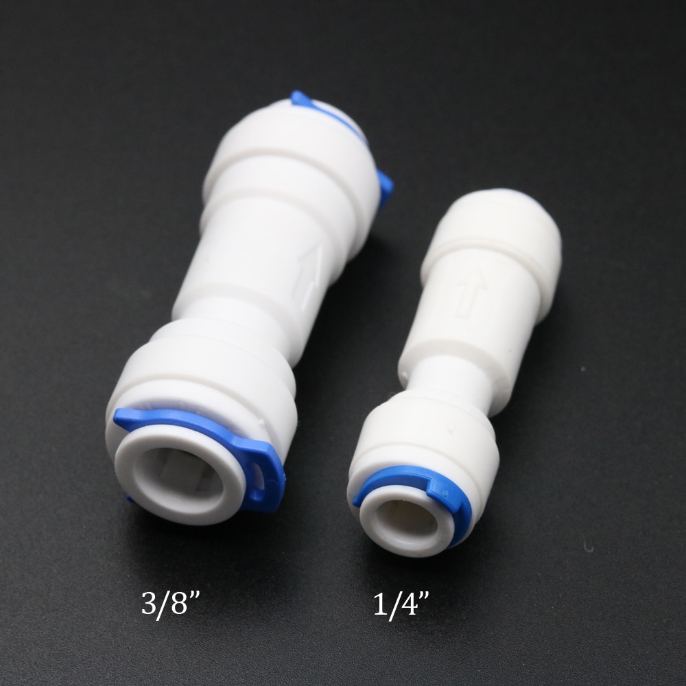1/4 "3/8" Quick Connect Terugslagklep Voor Ro Zuiver Water Omgekeerde Osmose Systeem Filters Water Filter