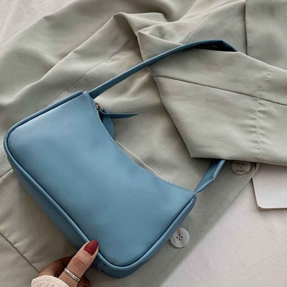 Borsa delle donne di Disegno Borse retrò Delle Donne Borse A Spalla Ascellare Borsa con Tracolla Borsoni: Blu