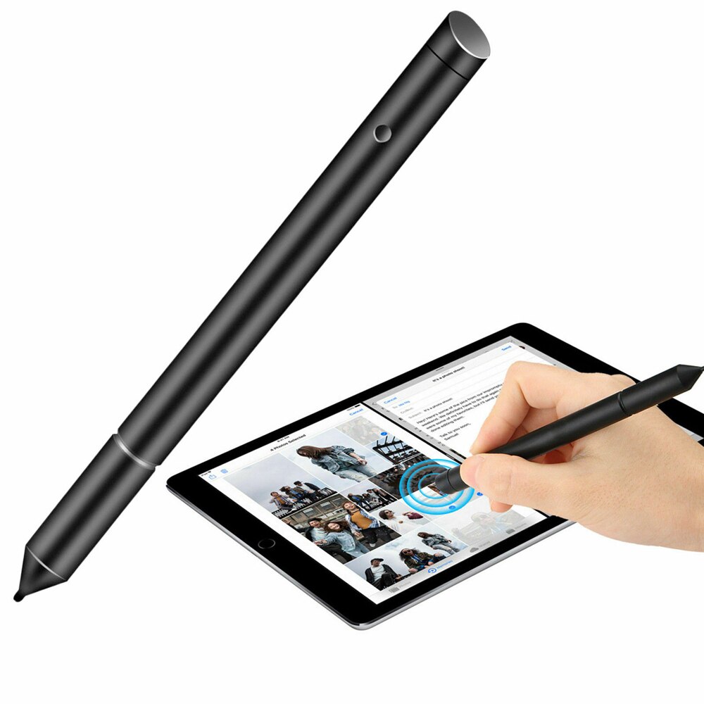 Lápiz capacitivo Universal para pantalla táctil, resistente, 2 en 1, Stylus, punta de goma S, para iPhone,iPad,Samsung, tableta, teléfono, GPS