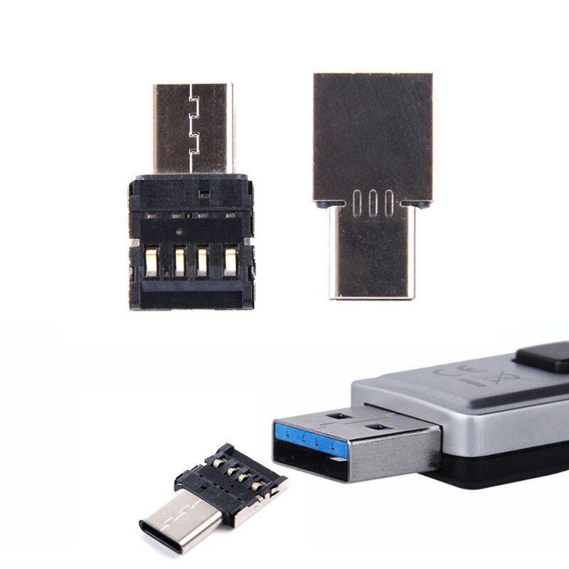 Aliter Type C Naar Usb Otg Connector Adapter Voor Usb Flash Drive S8 Note8 Android Telefoon