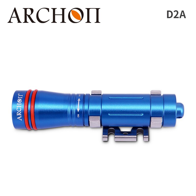 ARCHON – lampe de plongée étanche, 450 lumens, LED, avec masque, étudiant autrichien, D2A: blue