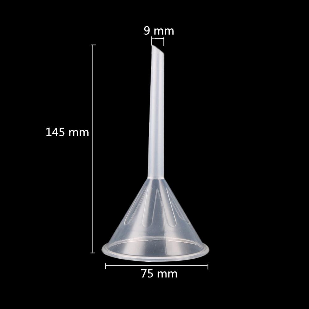 5 Pcs 75mm Plastic Funnel Perfume Liquid Essential Oil Filling Empty Bottle Packing Equipment Laboratory Supplies