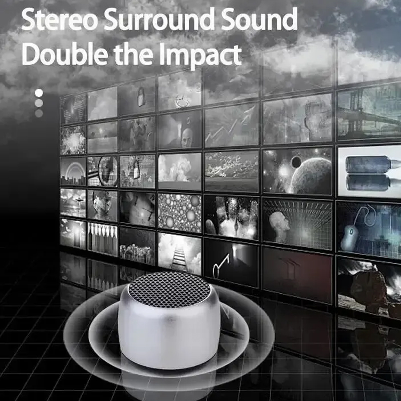 VIKEFON M1 Draagbare Bluetooth-luidspreker Muziek Stereo Surround Mini USB Outdoor Subwoofer Luidspreker Audiospeler Luidspreker Microfoon