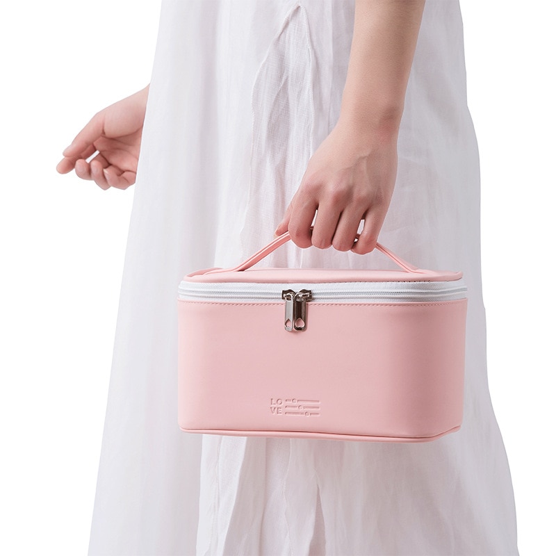 Reise Kosmetik tasche Frauen wasserdicht nette candy farben make-up taschen tragbare speicher Machen up Tasche Organizer