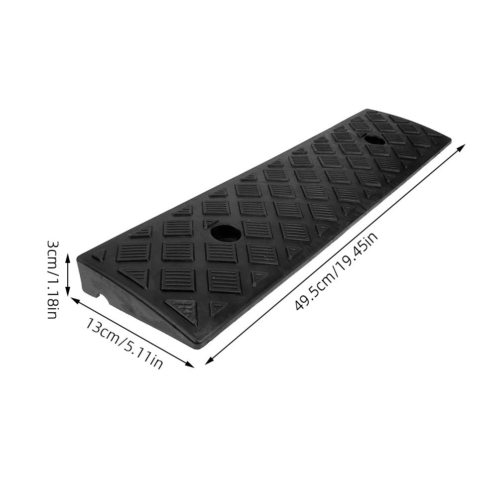 2 stücke Schwelle Rampen schwer Pflicht Gummi Kunststoff Anti Unterhose aufhängen Für Tür Eintrag Rollstuhl Fahrrad Motorrad Auto Tragbare Rampe