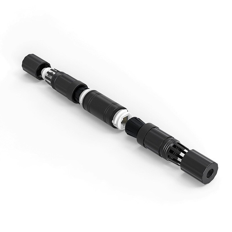 Outdoor Waterproof Network Cable Connector Double Female RJ45 LAN Dustproof Ethernet Coupler Adapter Cat5 6 7 Cable Extension