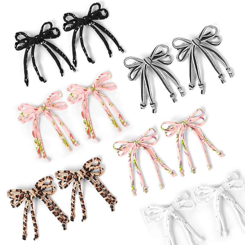Horquilla con lazo bonito tejido a la para niños y niñas, diadema para bebés, diadema elástica para niños, tocado clásico que combina con todo, accesorios para el cabello
