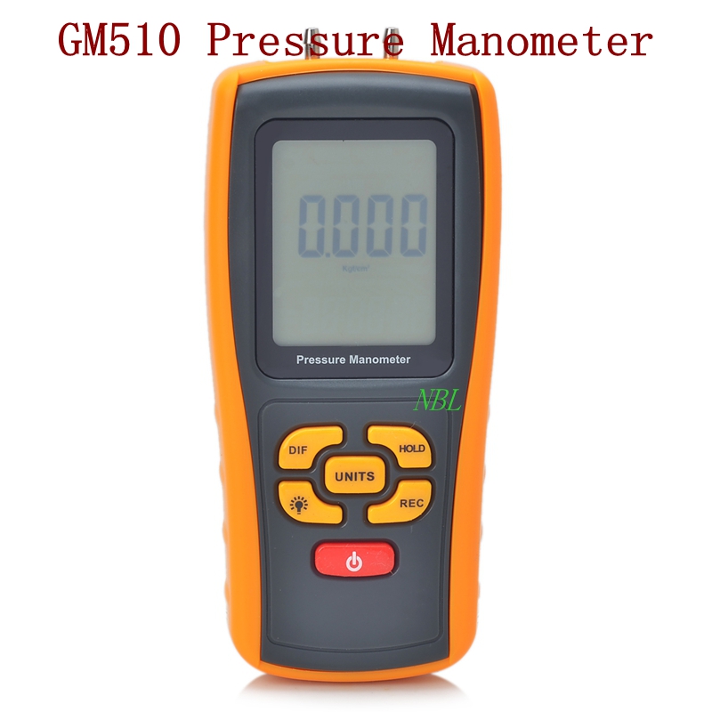 GM510 Multifunktions Digitale Druck Manometer kpa Usb-schnittstelle Manometer Meter Batterieanzeige Funktion