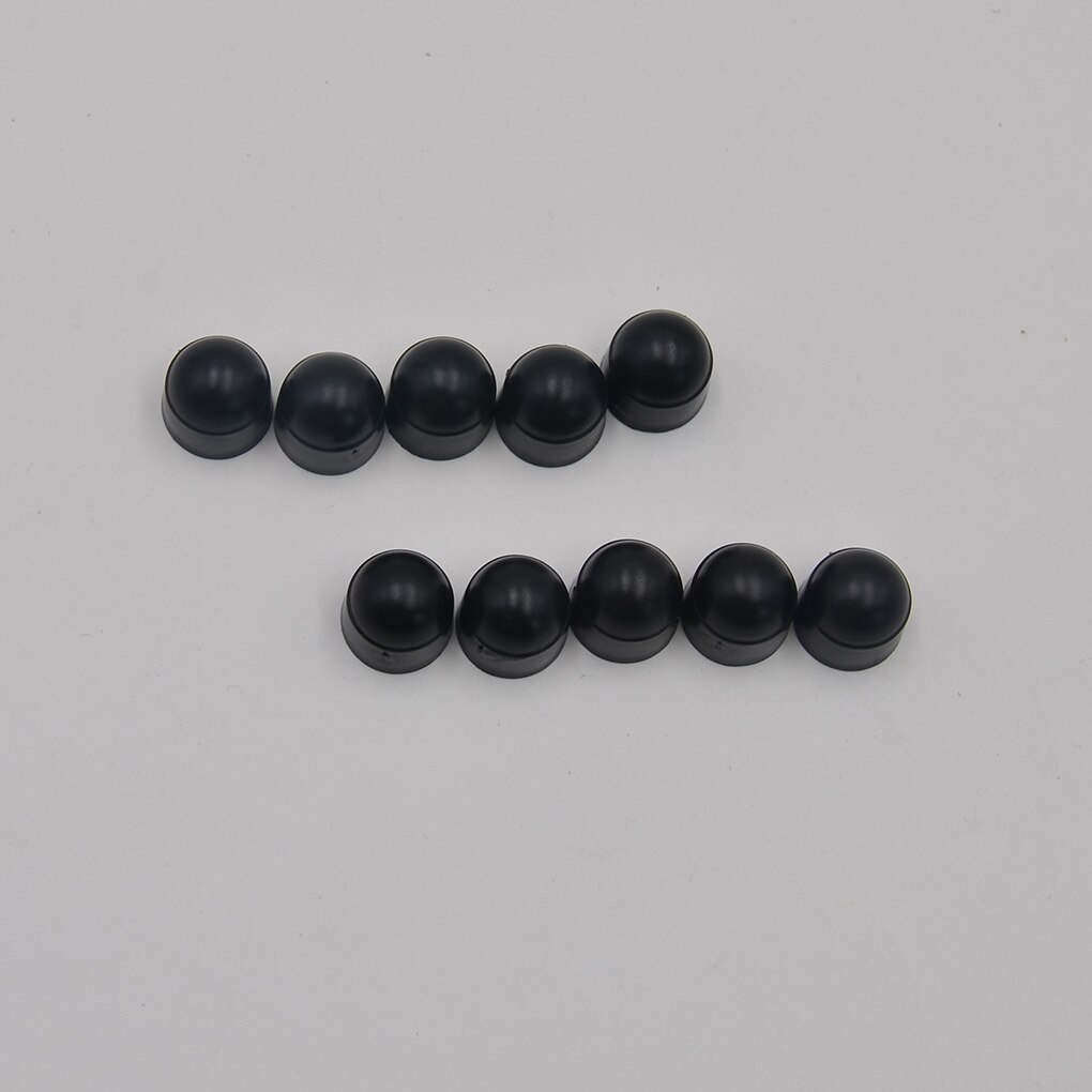 20PCS M6 M8 M10 M12 Bolt Nut Dome Plastic Protection Caps Cover Exposed Hexagon Hex Screws Practical Tools Black