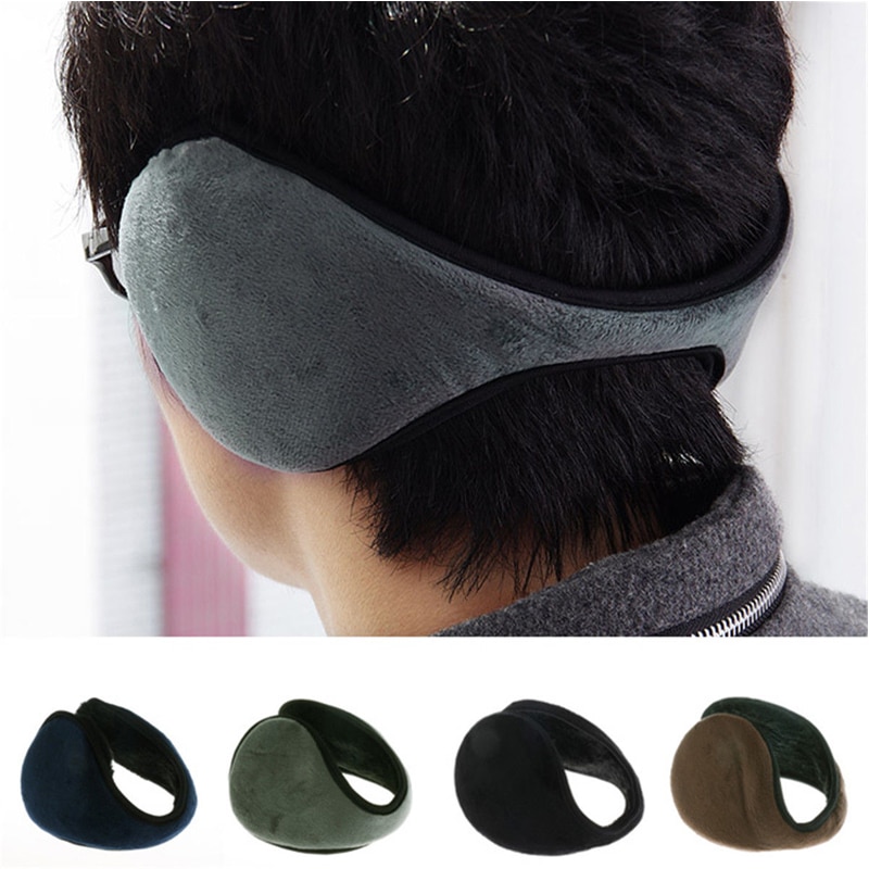 Earmuff Apparel Accessories Unisex Earmuff Winter Ear Muff Wrap Band Ear Warmer Earlap Black/Coffee/Gray/Navy Blue
