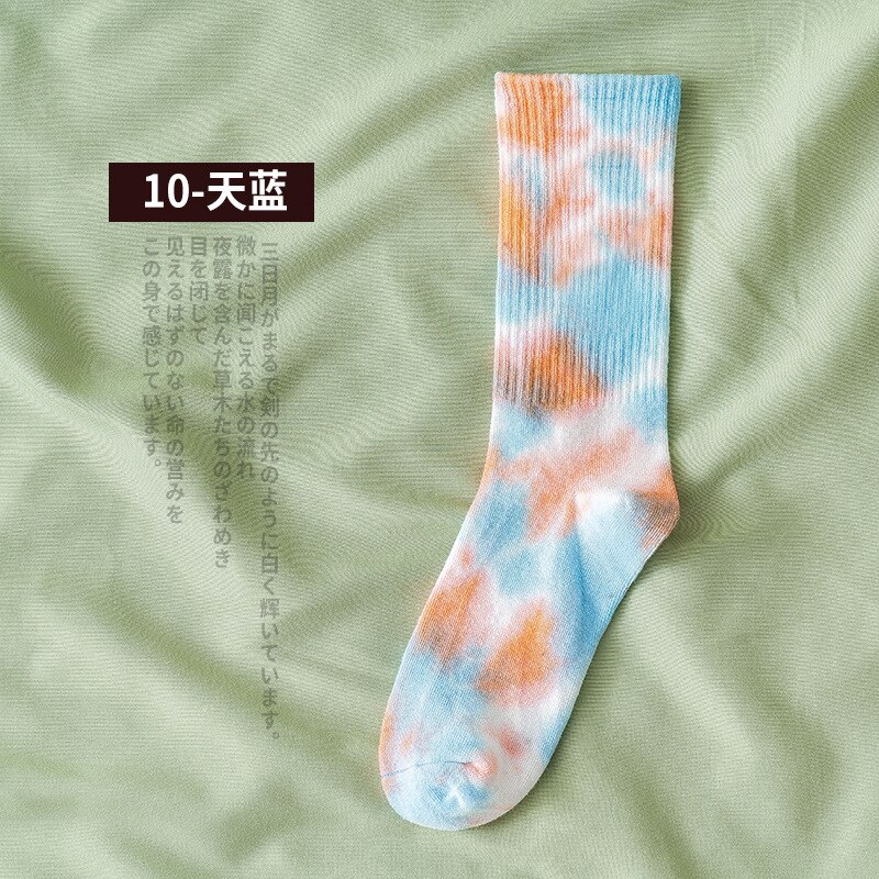 Calcetines largos de algodón para hombre y mujer, calcetín de estilo urbano, baloncesto, skate, Hip hop, novedad: 10