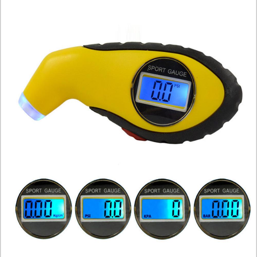 tire pressure gauge LCD Electronic Digital backlight LED light tyre pressure meter tire pressure manometer For Car Bike Moto