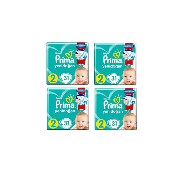 Pampers couches actif bébé 2 taille 31*4 = 124 pièces tissu 4Lü 423673898