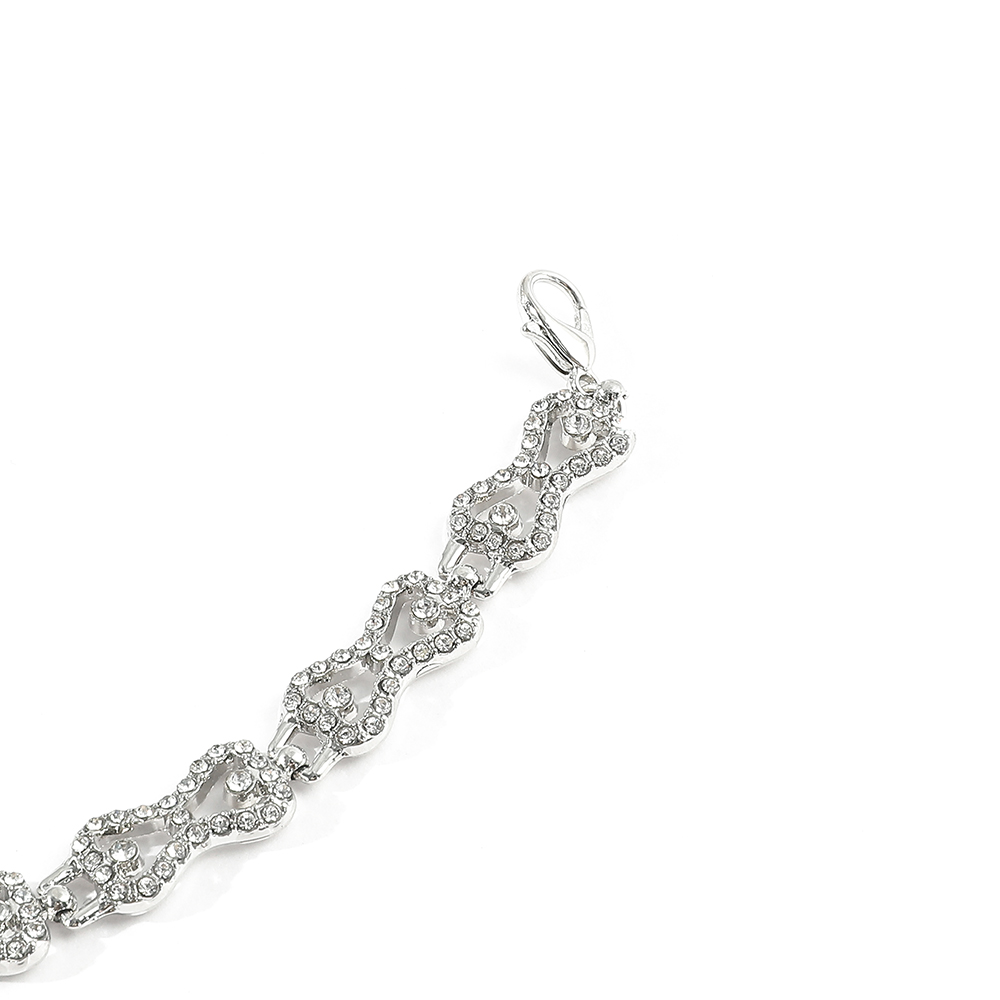 The Vampire Diaries Klaus Caroline Forbes Bracelet Rhinestone Crystal Bow Shine For Gril Jewelry