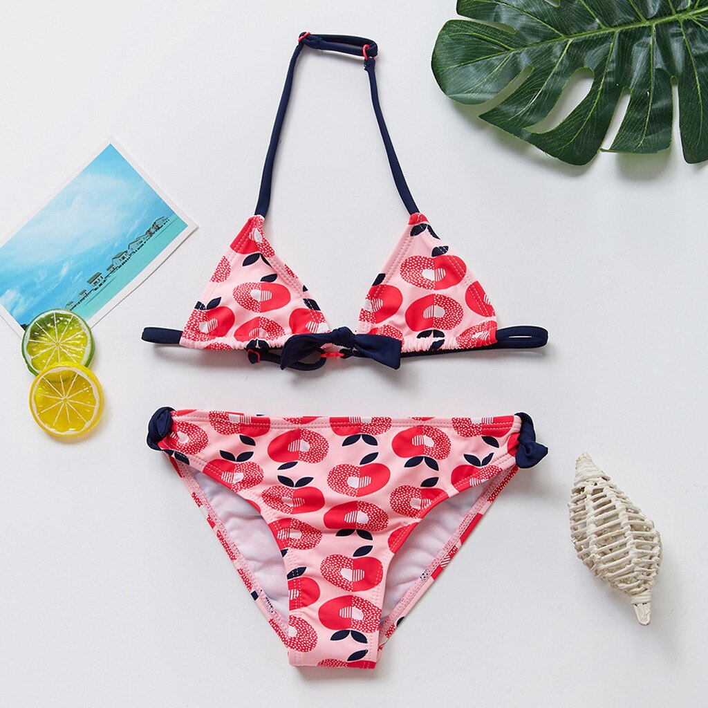 Los niños Bikini de niñas niños playa Traje + Pantalones cortos traje de baño conjunto traje de los niños traje de baño Biquini #45