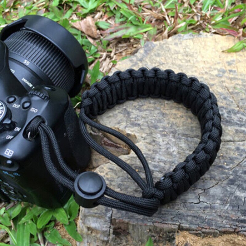 Verstelbare Sterke Camera Verstelbare Pols Lanyard Strap Grip Weave Cord Voor Para Koord DSLR