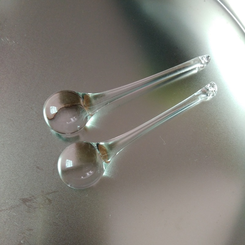 10 stykker/parti 28*100mm klart vand hængende tilbehør glas vand vedhæng lysekrone krystal belysning tilbehør