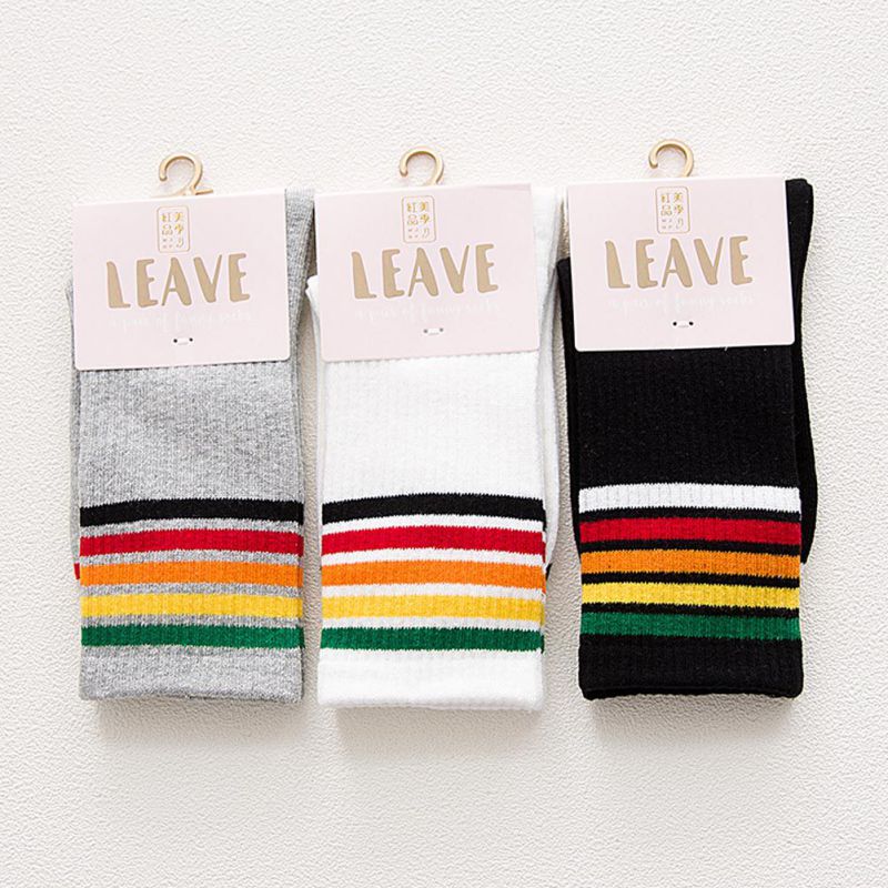 GYM Running Stocks Sport Football Soccer Long Socks Knee High Sock For Women