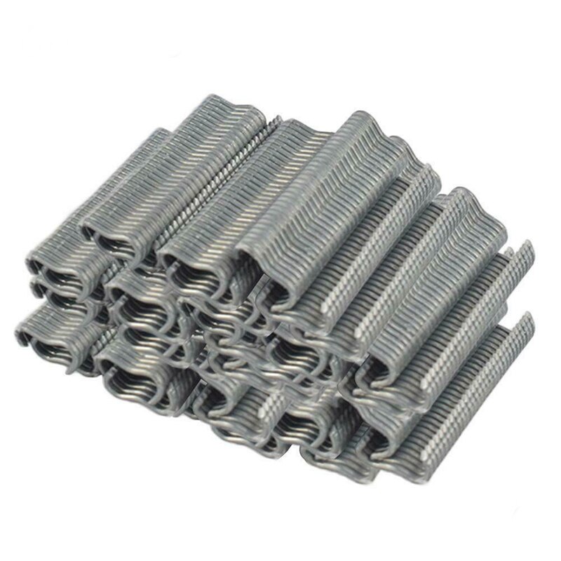 600 pièces M clou porcs anneau Cage fixer fil clôture clôture pour reliure fixation matelas LB88: Zinc Aluminum Alloy 