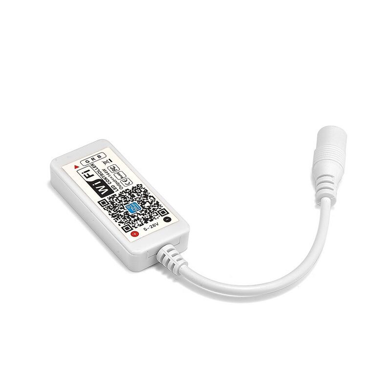 Mini DC12V Afstandsbediening Wifi Rgb Rgbw Led Controller Met Magic Home Rf Afstandsbediening Voor Rgb Rgbw 3028 5050 Led strip Verlichting